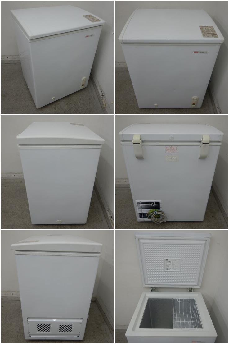 中古】 A04100 冷凍ストッカー 100L サンヨー HF-10CG(W) 100V 幅63cm