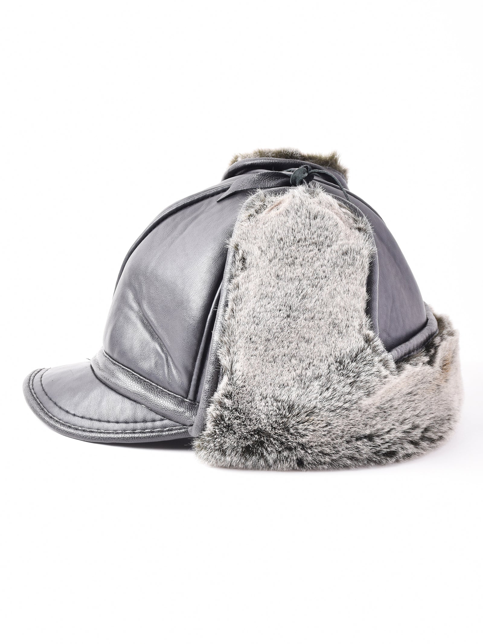 フェイクレザー ファー フライトキャップ – 古着屋Top of the Hillの