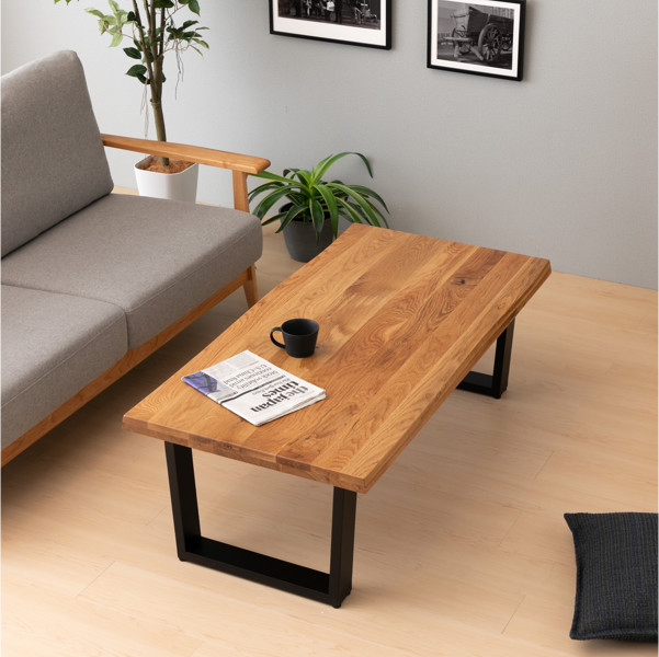 木製 センターテーブル 自然木の形状 木の机 天然木製テーブル 木の