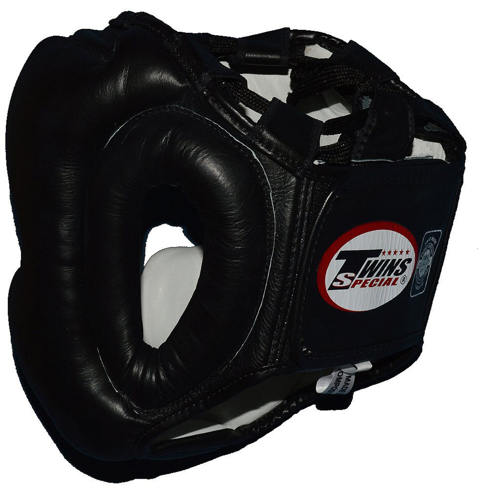 楽天市場】TWINSツインズ 本革製ヘッドギア S、M 黒 / キッズサイズ