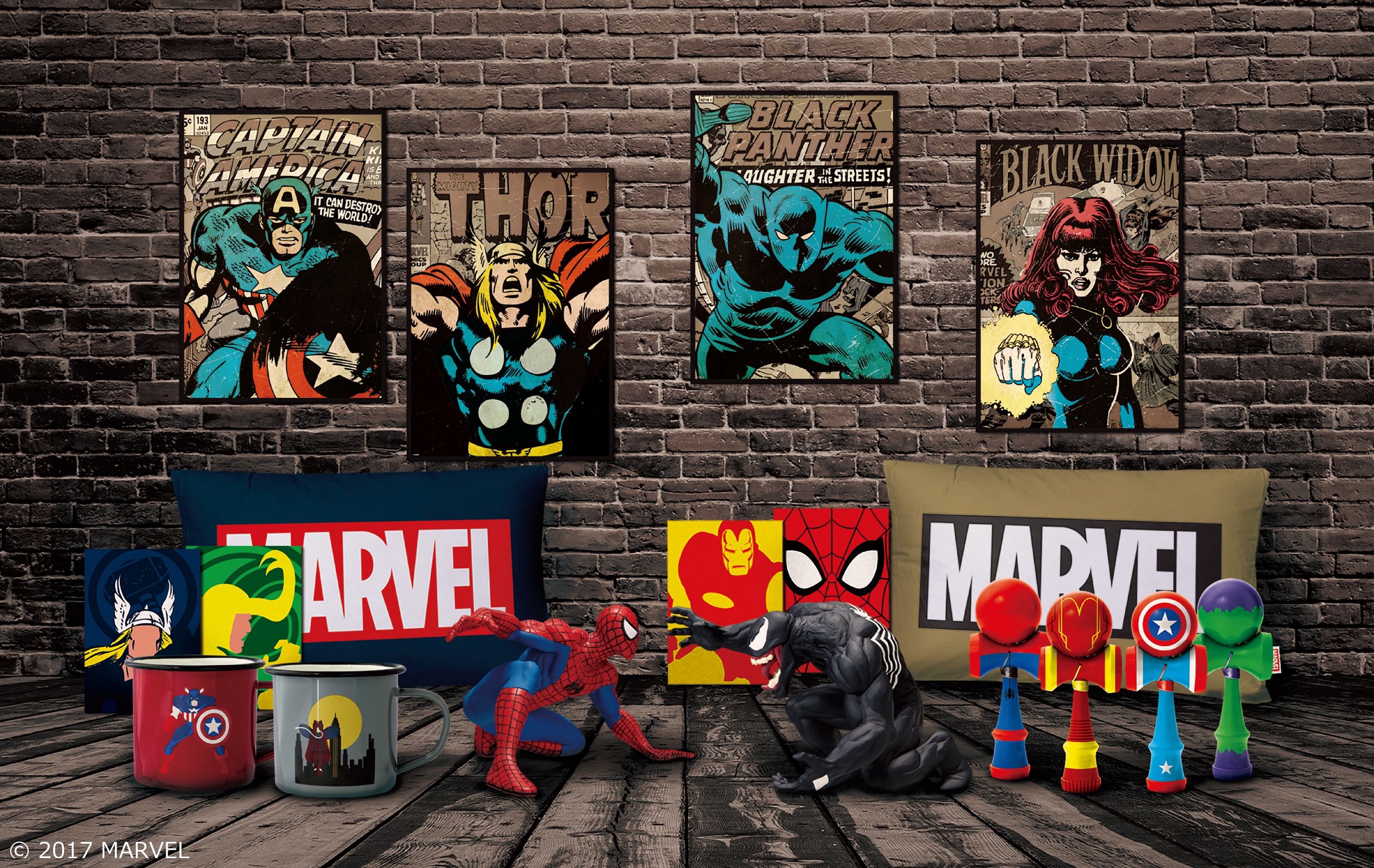 世界中で盛り上がりを見せる”マーベル”の限定グッズが手に入る