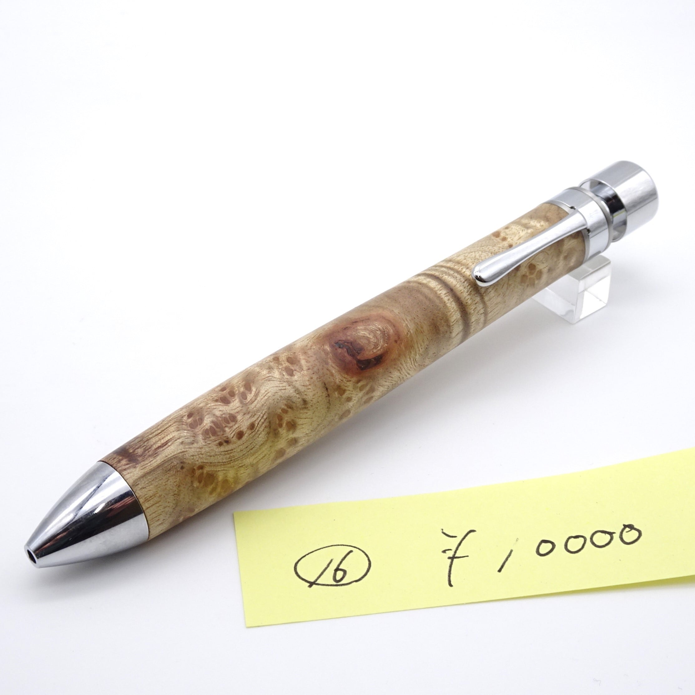 工房楔 シャーペン ペンシル楔 花梨紅白こぶ杢 木軸ペン(おま