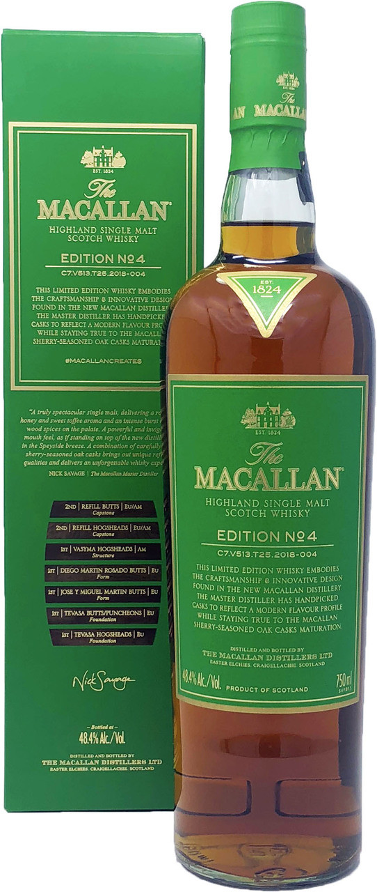 The Macallan Edition No. 4 Single Malt Whisky - Old Town Tequila