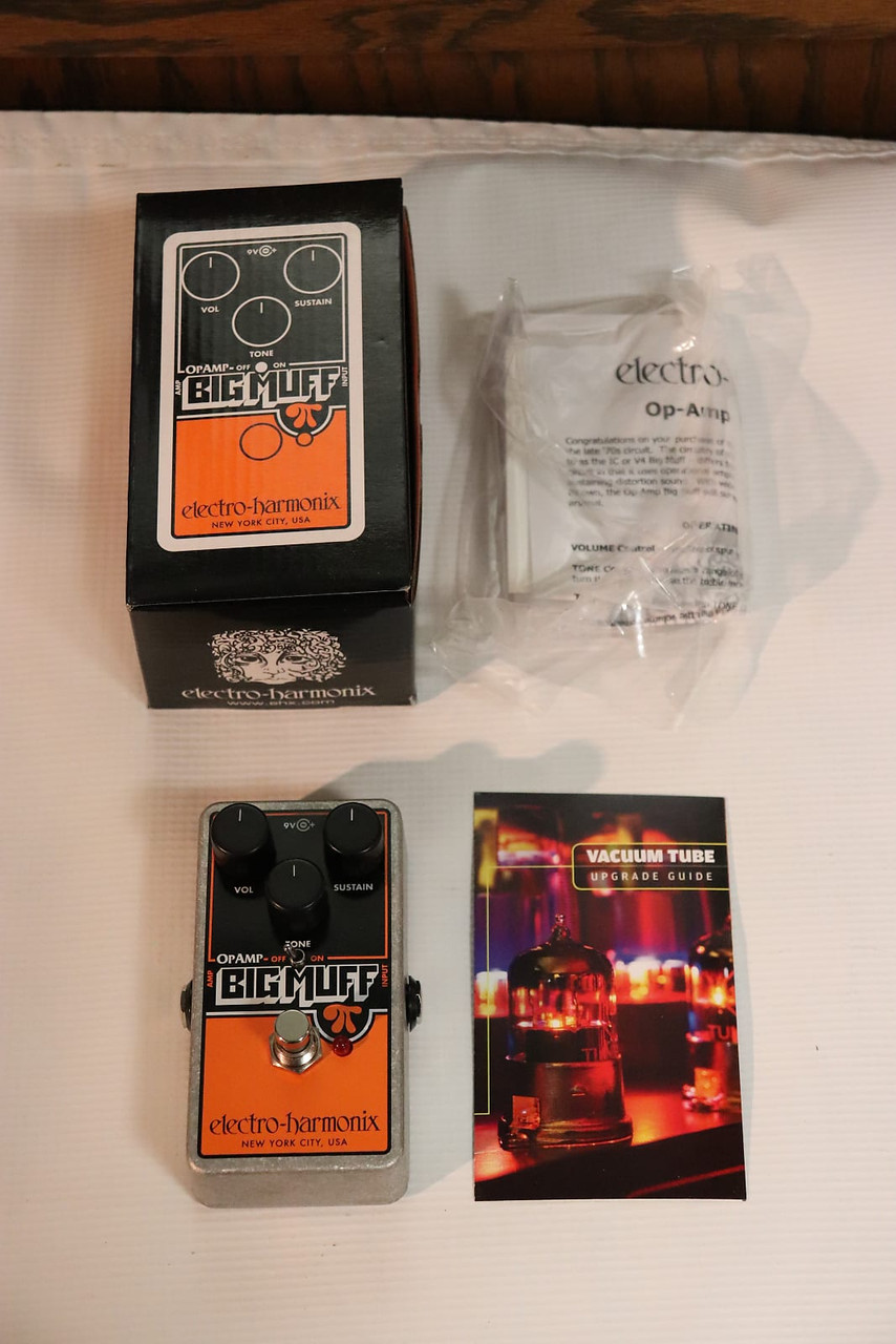 Electro-Harmonix Op Amp Big Muff Pi Reissue Black / Orange - K&S