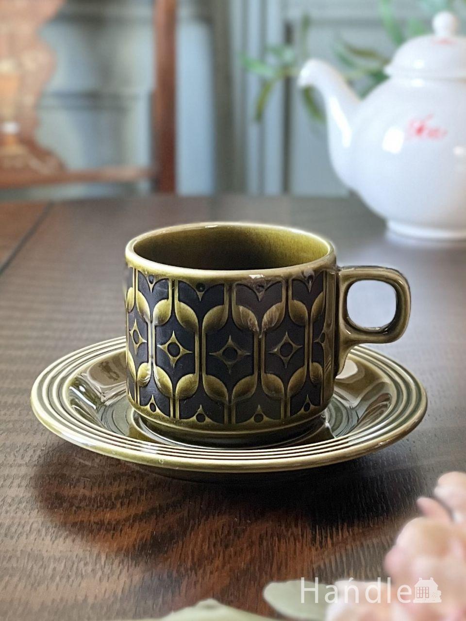 ウェッジウッド(Wedgwood)の陶磁器、アイスローズのアンティークカップ