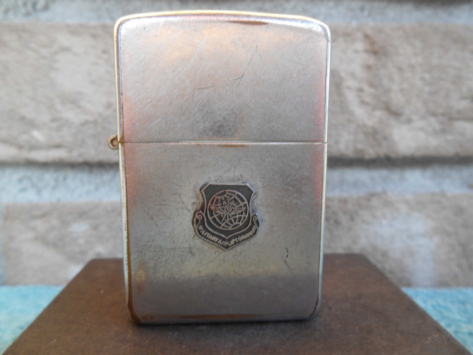 VINTAGE ZIPPO 1958 PAT. #2517191 CIGARETTE LIGHTER - MILITARY AIR