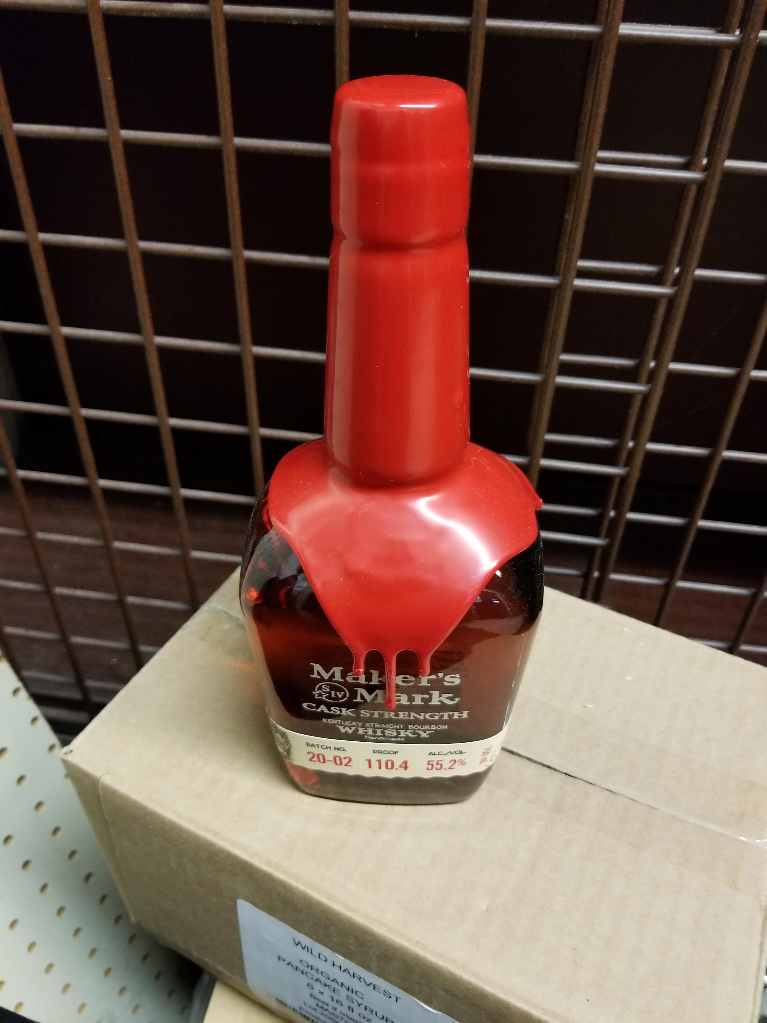 A cool over-dipped makers mark casket strength : r/whiskey