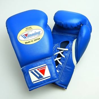 ウ*グ様 Winning ボクシンググローブ 10oz 青ひも式 Amazon