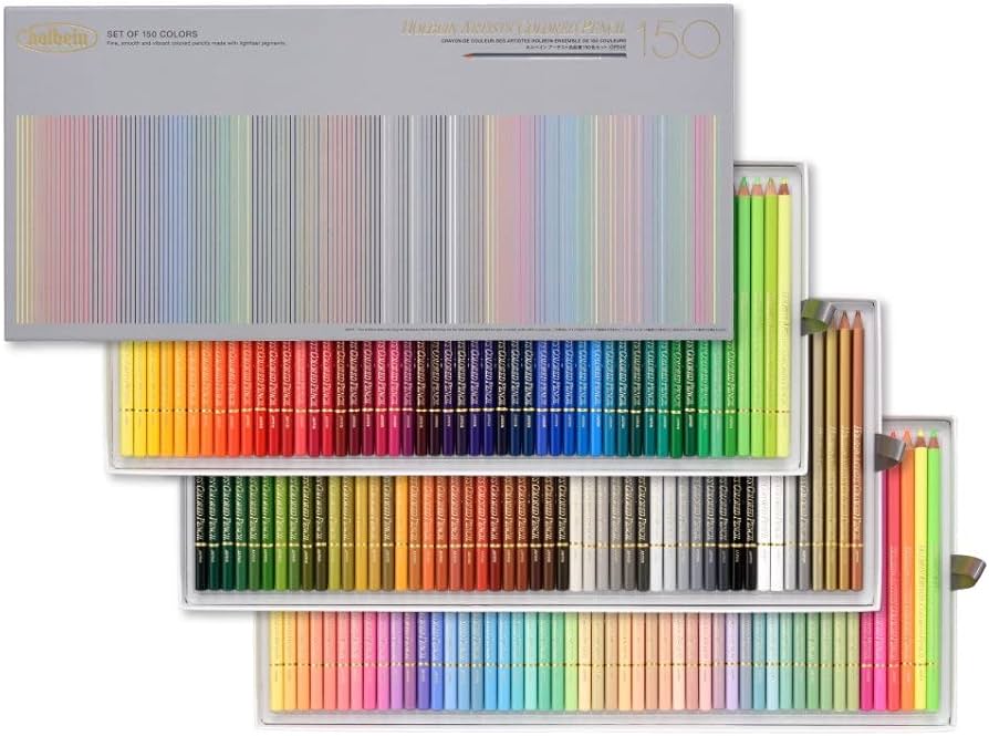Amazon.com: Holbein Artist Colored Pencil 150 Colors Op945
