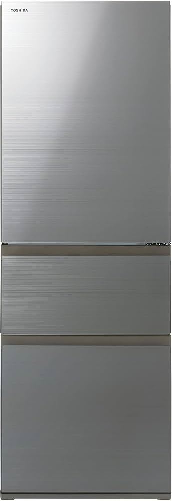 Amazon | 東芝 冷蔵庫 幅60.0㎝ 356L GR-U36SV(ZH) 3ドア ガラスドア