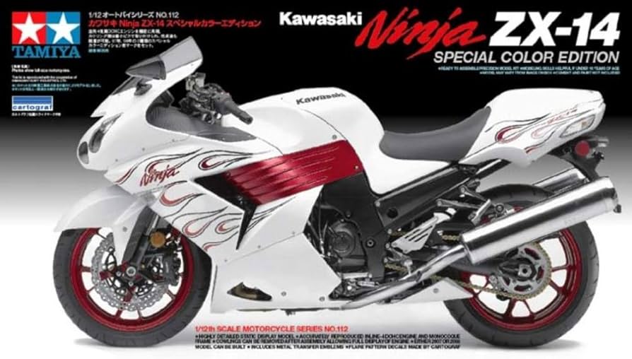 Amazon.com: TAMIYA Dickie 300014112 Plastic Model 1:12 Kawasaki