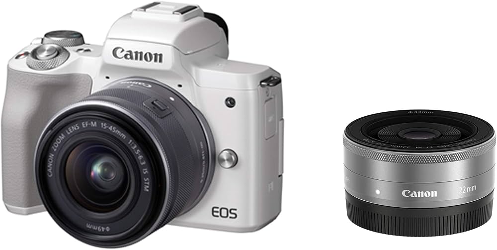 Amazon | Canon ミラーレス一眼カメラ EOS Kiss M ダブルレンズキット