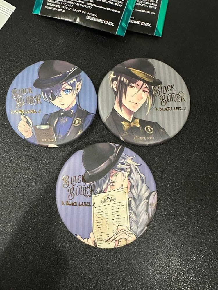黒執事 Black Label 缶バッジ シエル セバスチャン