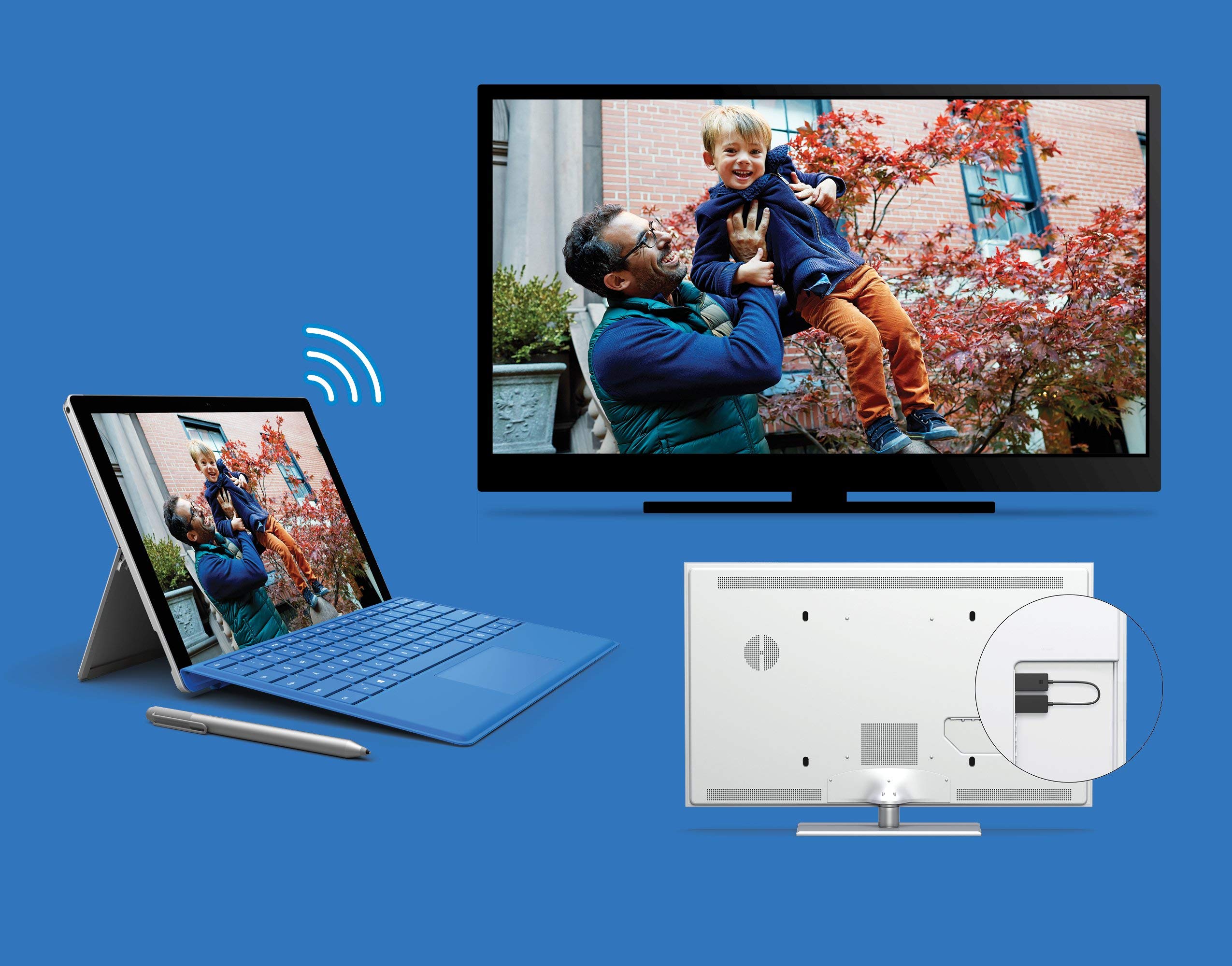 Amazon.com: Microsoft Wireless Display V2 Adapter - Black