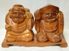 2026年最新】大黒様恵比寿様 木彫りの人気アイテム - メルカリ