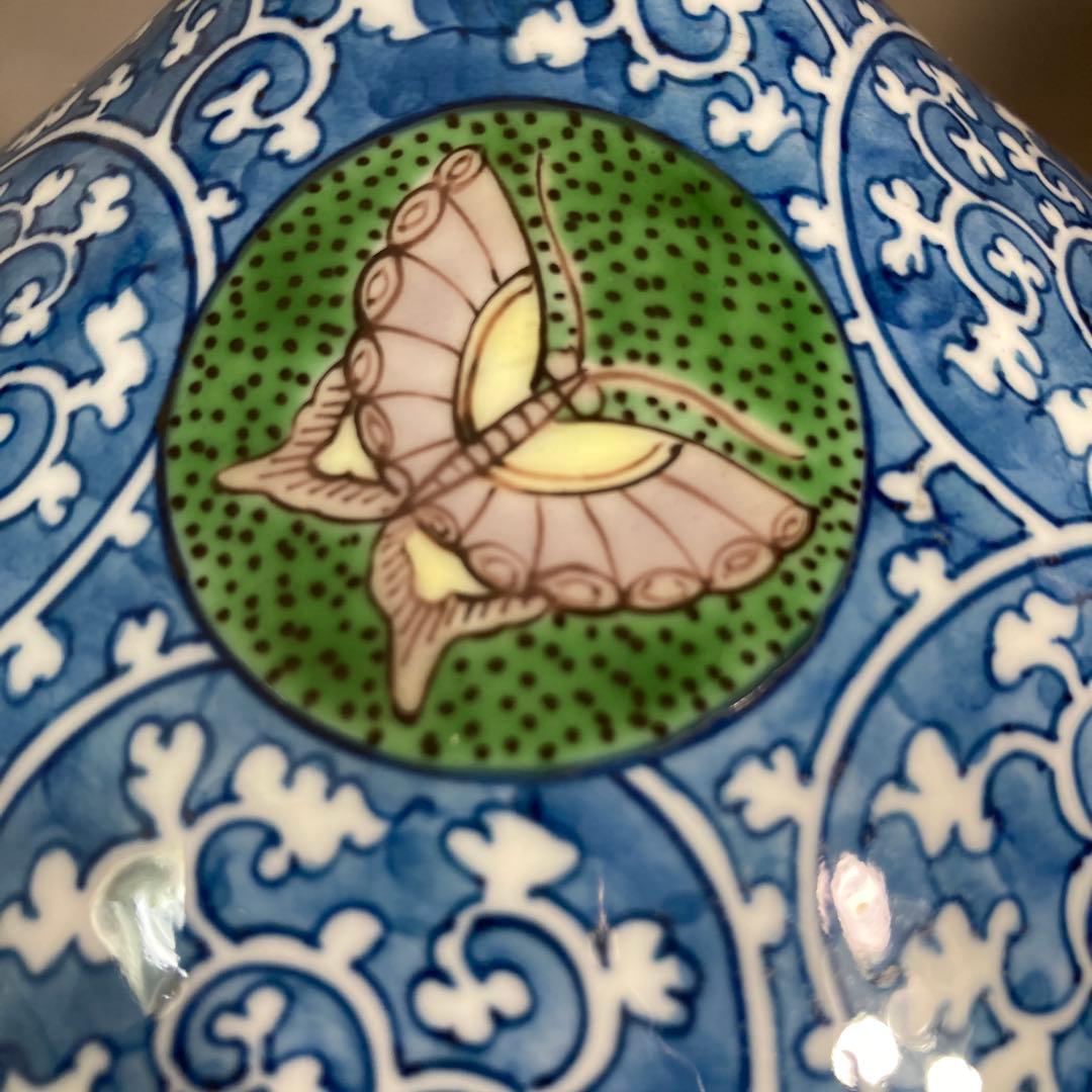 源右衛門】古伊万里の伝統 日本の名窯 舘林源右衛門作 染錦唐草濃