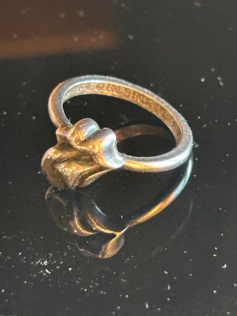 クロムハーツ リップ&タン ストーンズ ピンキーリング シルバー925