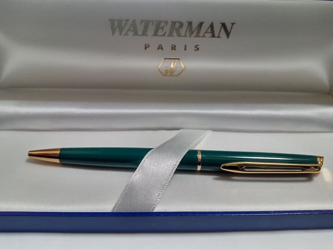 WATERMAN グリーン ボールペン 専用ケース付き 即日出荷OK】WATERMAN ウォーターマン ボールペン エキスパート