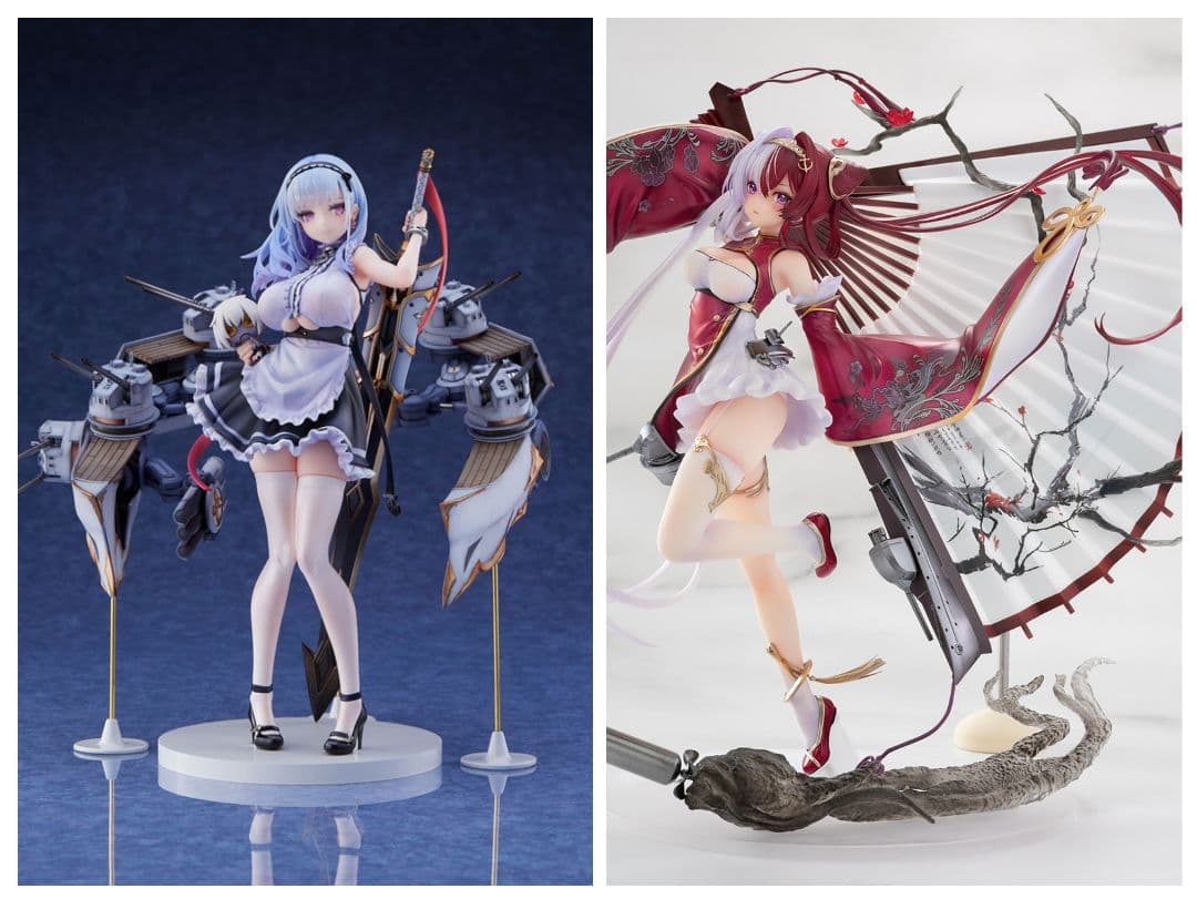 ①ダイドー重装版 PVC&ABS製塗装完成品 ②肇和 1/7フィギュア塗装完成品 Amazon | アズールレーン ダイドー重装版ver. 1/7 完成品フィギュア