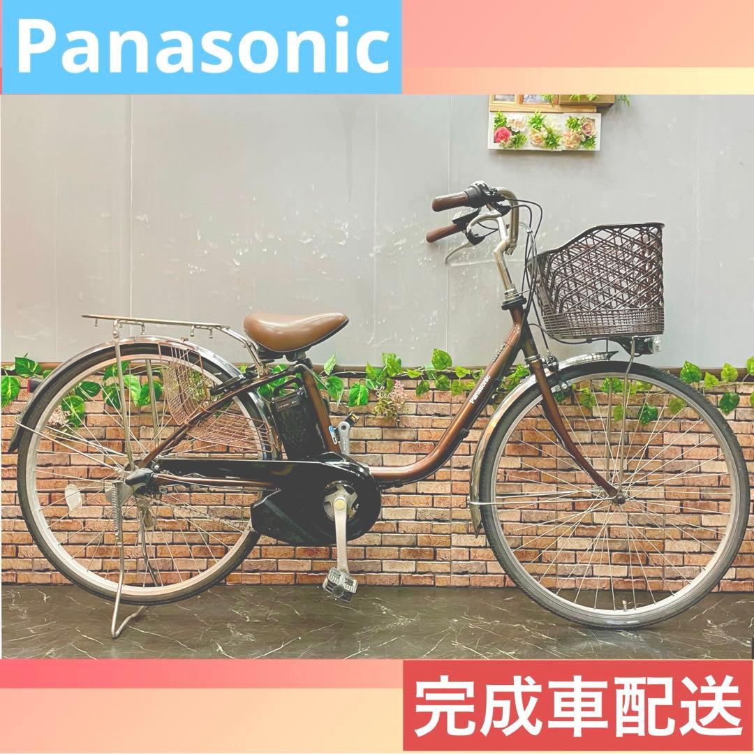 【8】電動自転車 Panasonic ビビ DX ブラウン 26インチ Panasonic パナソニック 電動自転車 ビビ・DX 24インチ 26インチ 2025