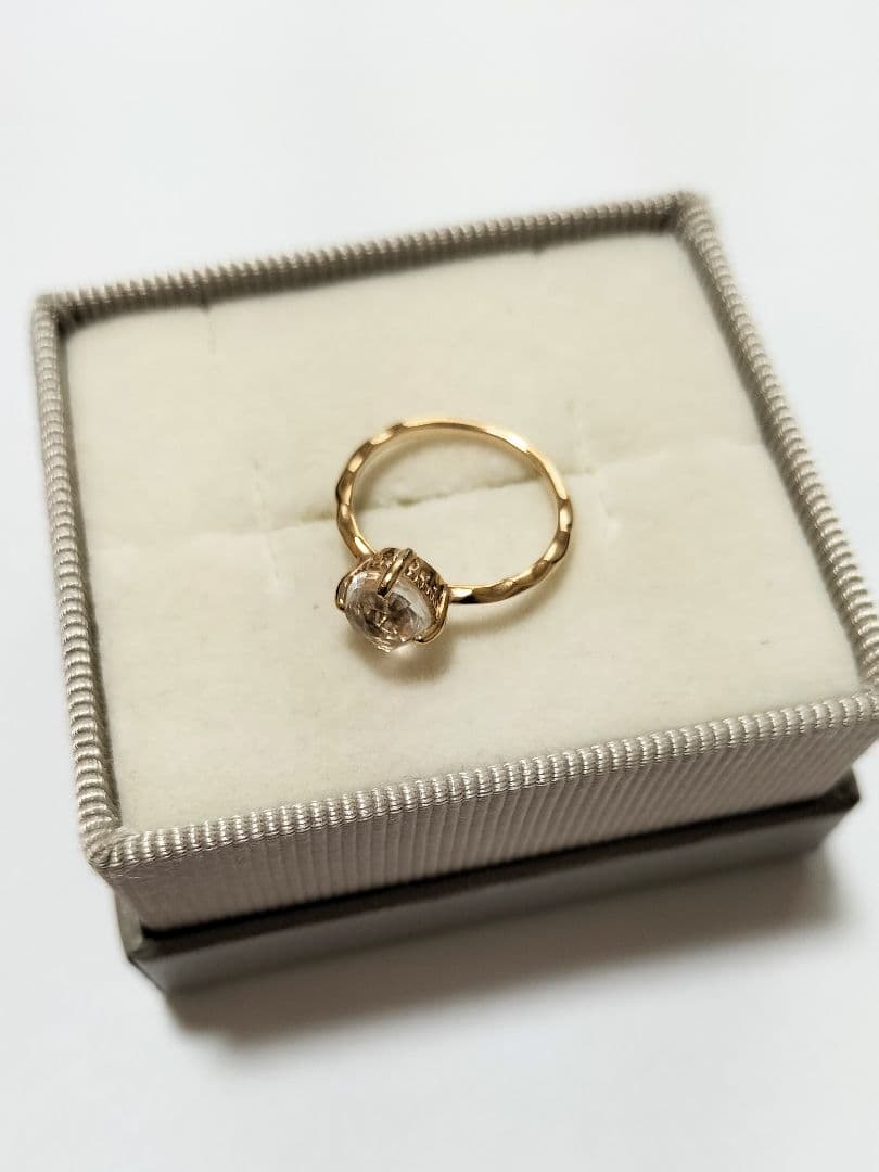 【むつみ】ノジェス★ピンキー リング ピアス★K10 クォーツ