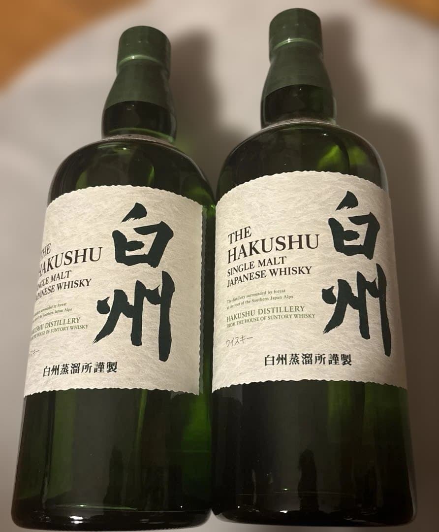 サントリー 白州 シングルモルトウイスキー 700ml 2本セット　ウイスキー サントリー 白州 シングルモルトウイスキー 700ml 2本セット