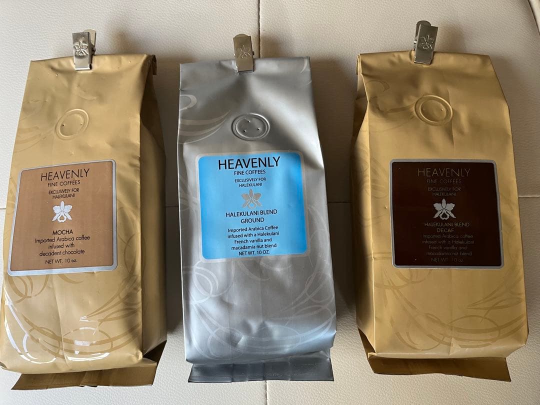【HALEKULANI】HEAVENLY グラウンドコーヒー２種類（３種類可） Halekulani Heavenly Fine Coffees