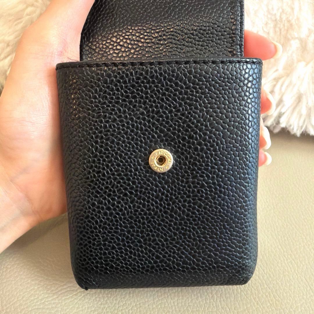 CHANEL シャネル マルチポーチ ココマーク キャビアスキン ブラック