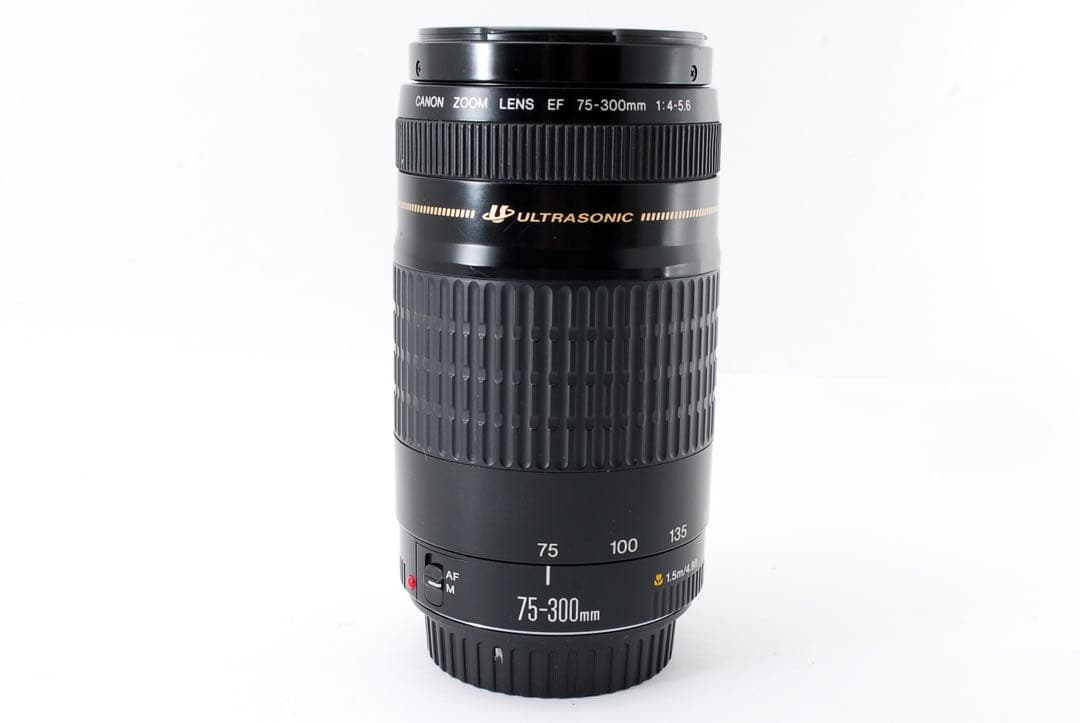 望遠レンズ☆フード付き☆一眼レフ カメラCanon EF75-300㎜ カメラ