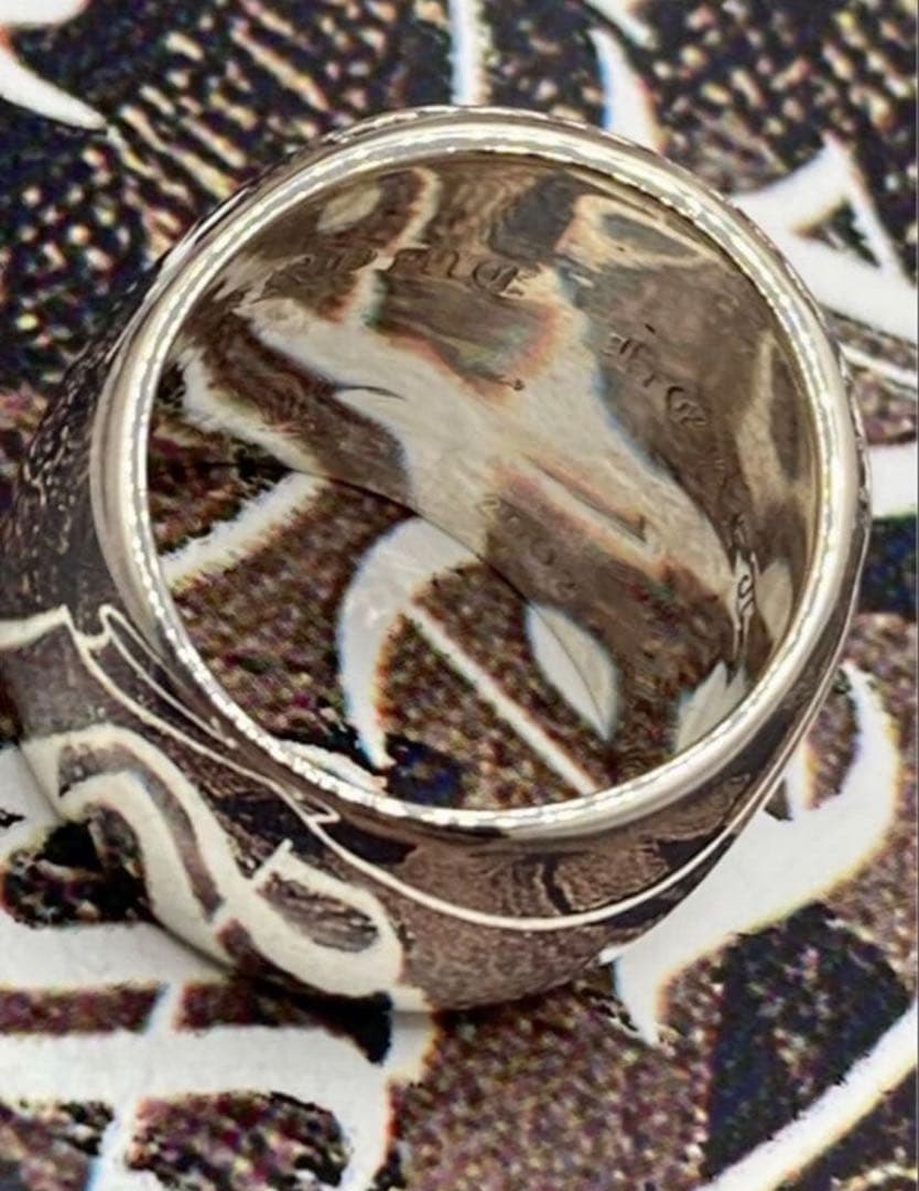 専用　クロムハーツ　クラシックオーバルスター　リング　20号　ptコーティン