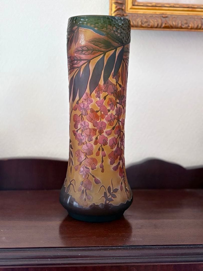 亀井治美　幻彩琳花瓶 亀井治美 幻彩琳花瓶