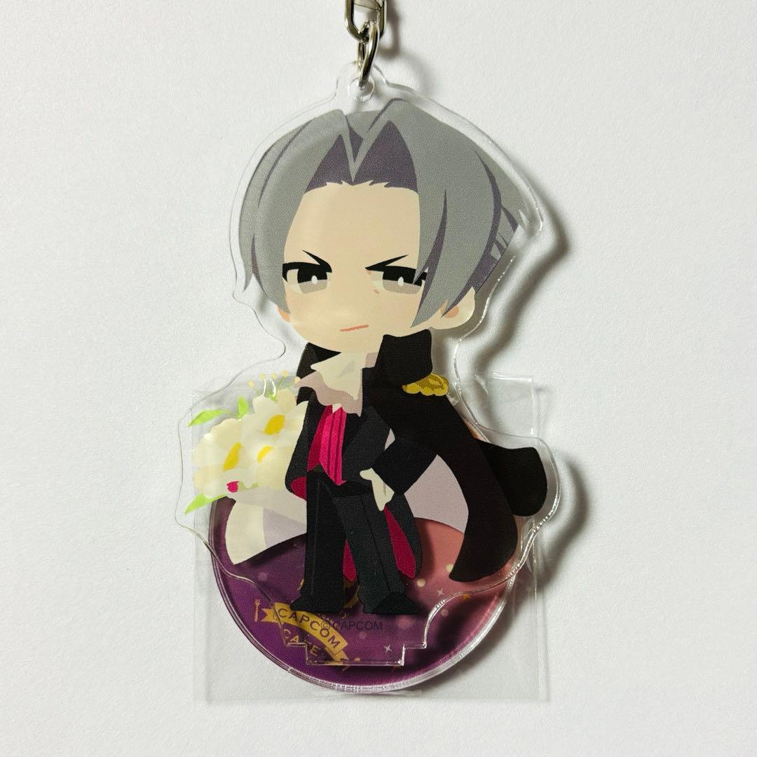 逆転裁判 カプコンカフェ 20th アクリルスタンドキーホルダー 御剣怜侍 逆転裁判 御剣怜侍 トレーディングアクリルスタンドキーホルダー 逆転