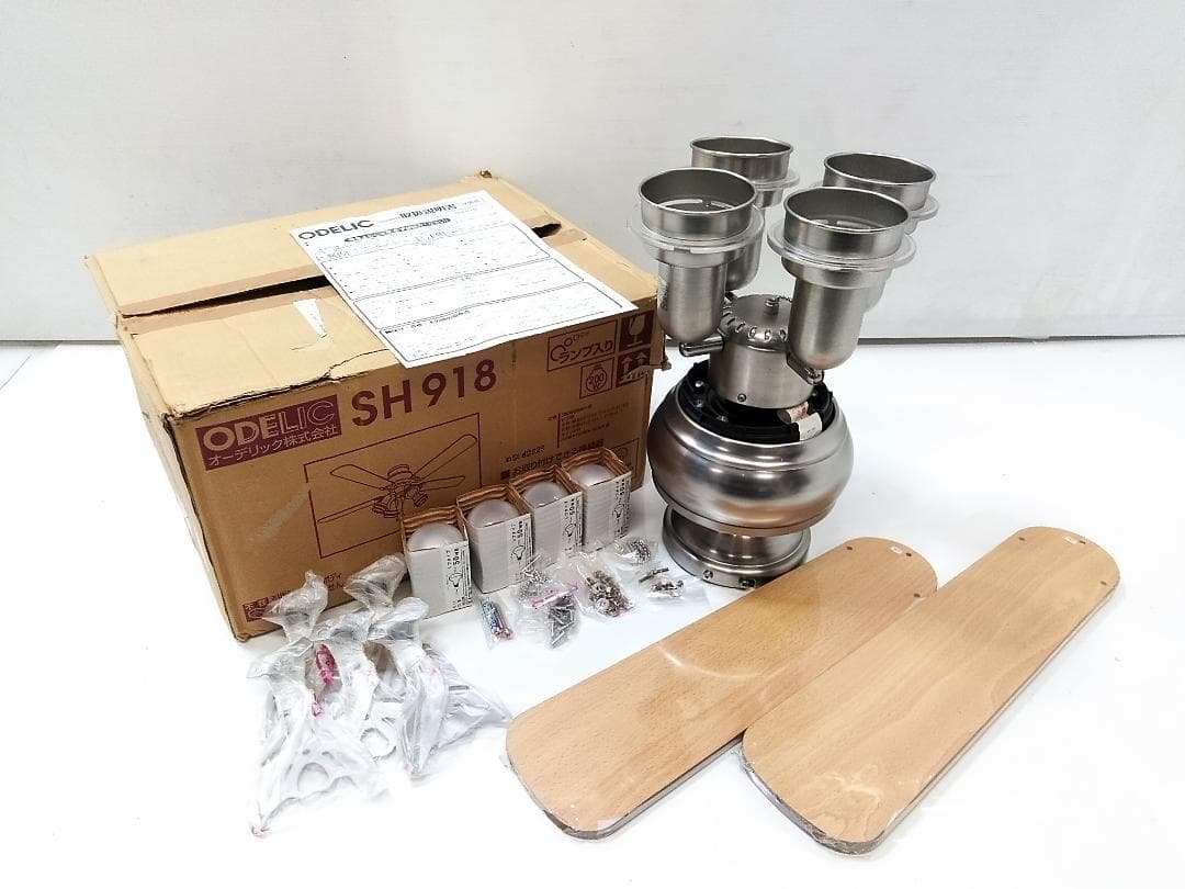 一部未使用 ODELIC シーリングファンライト SH918 △ 新品未使用 ODELIC オーデリック SH918 シーリングファン
