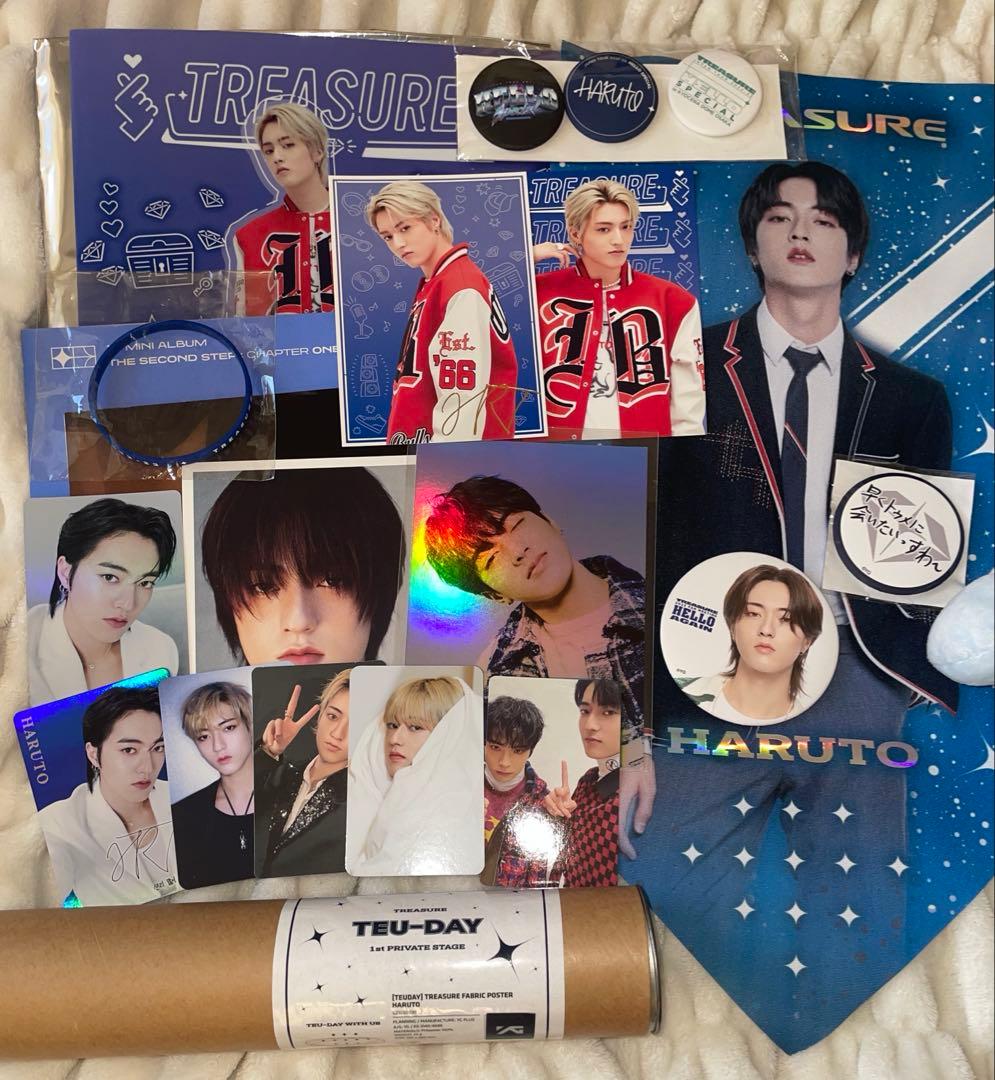 TREASURE ハルト トレカ 缶バッジ ぬいぐるみ カプセルトイ まとめ売り